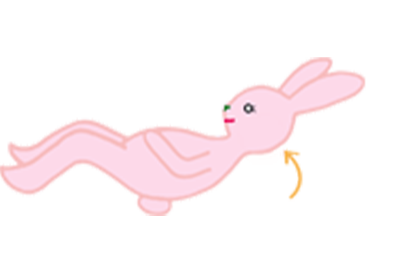 腹筋を意識して